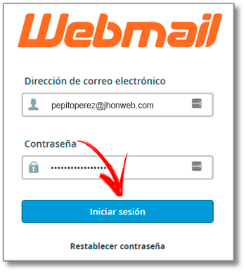 Acceso Webmail